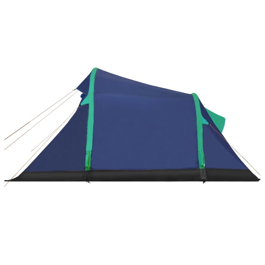 Camping Tent with Inflatable Beams 320x170x150/110 cm Blue and Green